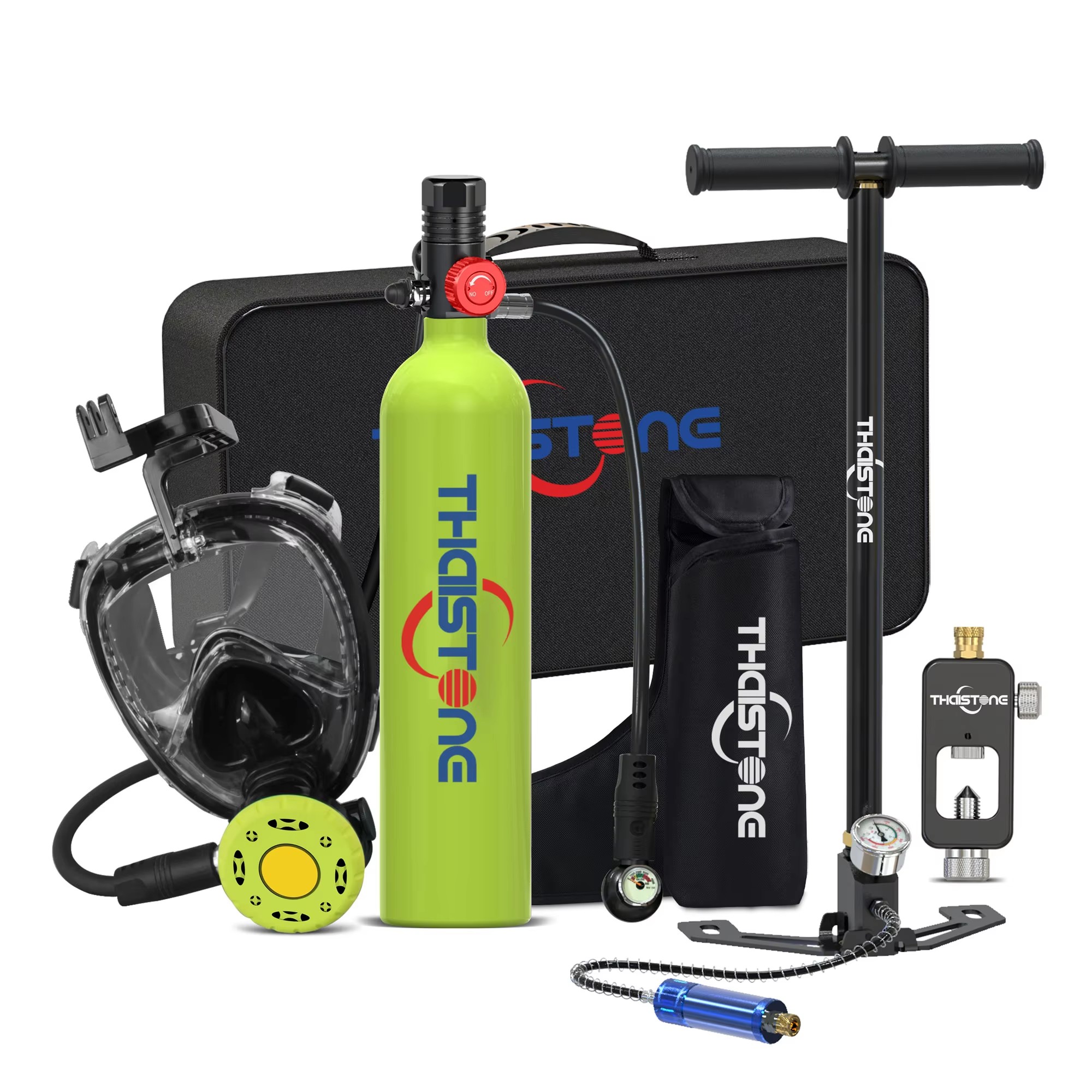 Snorkel Dry Top - THAISTONE 1L Scuba Oxygen Tank with