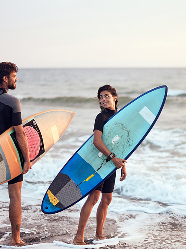 Premium Coiled Surfboard Leash - Surfboard Leash Ankle บทวิจารณ์และราคา