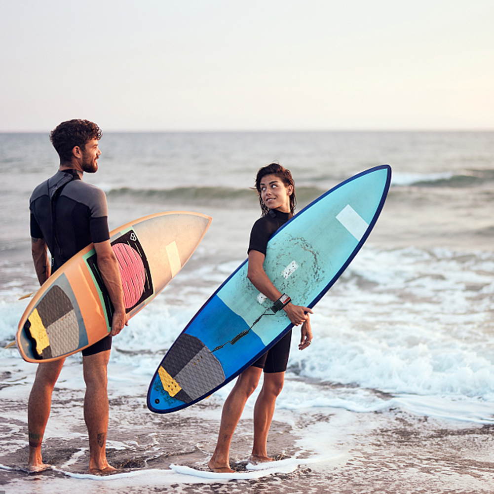 Premium Coiled Surfboard Leash - Surfboard Leash Ankle บทวิจารณ์และราคา