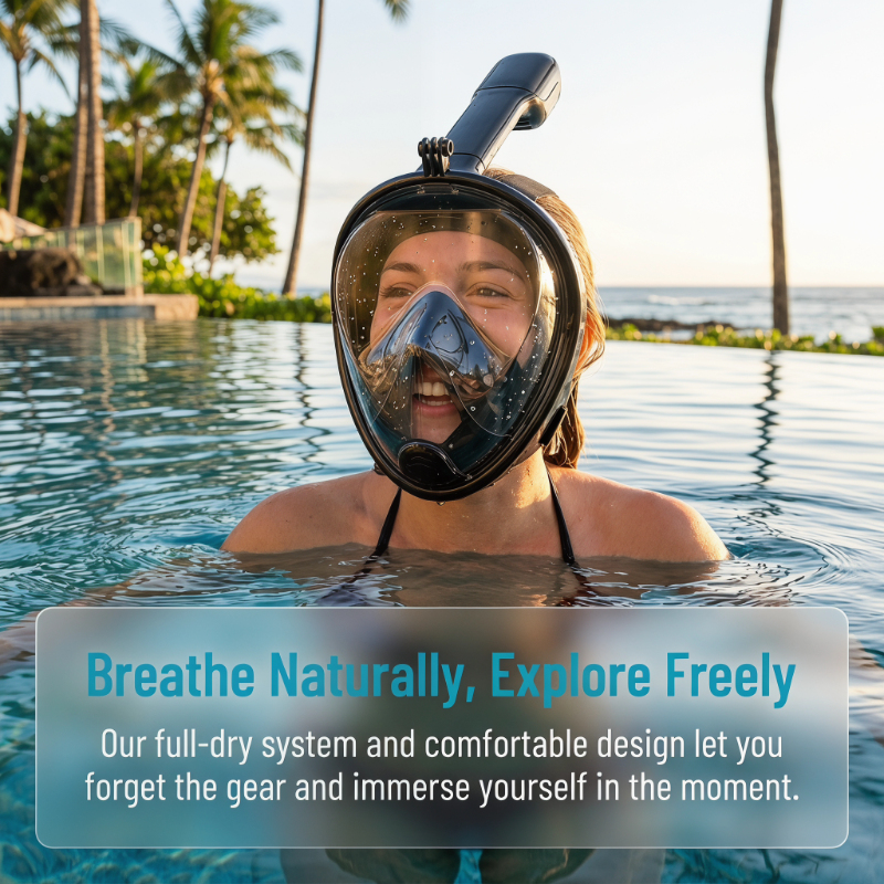 Safe Waterproof Snorkeling Div - Snorkel Dry Top บทวิจารณ์และราคา