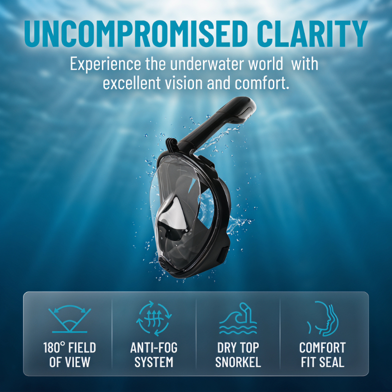 Safe Waterproof Snorkeling Div - Snorkel Dry Top บทวิจารณ์และราคา