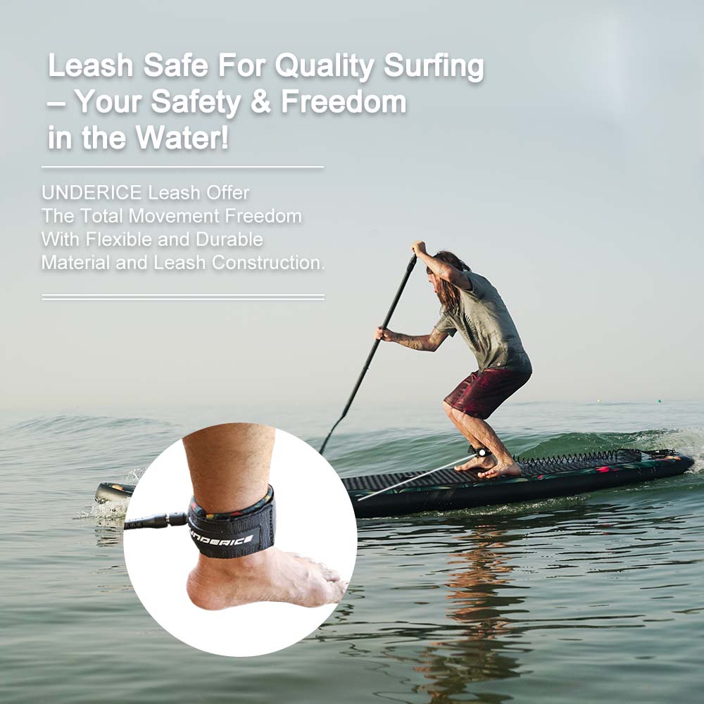 SUP Paddle Leash 7MM 11-10FT S - Surfboard Leash Ankle บทวิจารณ์และราคา