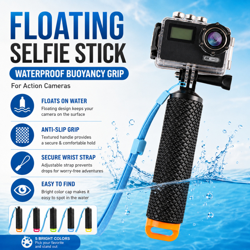 Floating Selfie Stick for Acti - Snorkel Dry Top บทวิจารณ์และราคา