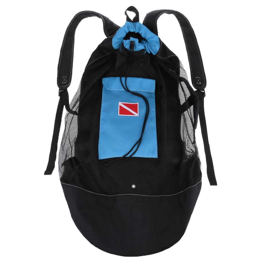 Scuba Diving Mesh Backpack 80L - Snorkel Dry Top บทวิจารณ์และราคา