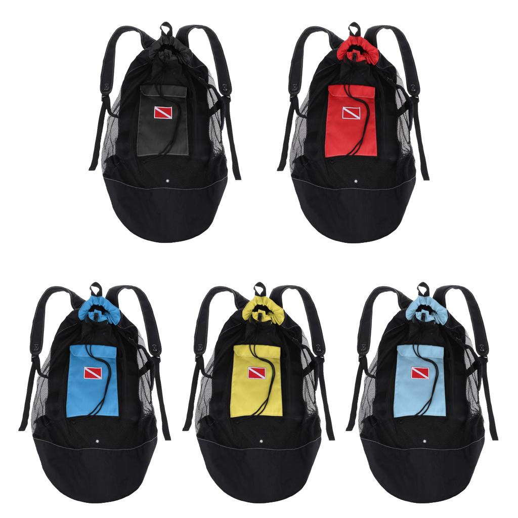Scuba Diving Mesh Backpack 80L - Snorkel Dry Top บทวิจารณ์และราคา