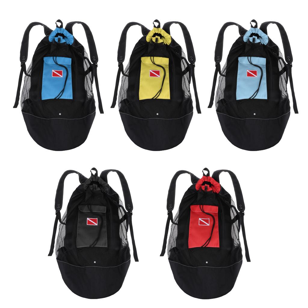 Scuba Diving Mesh Backpack 80L - Snorkel Dry Top บทวิจารณ์และราคา