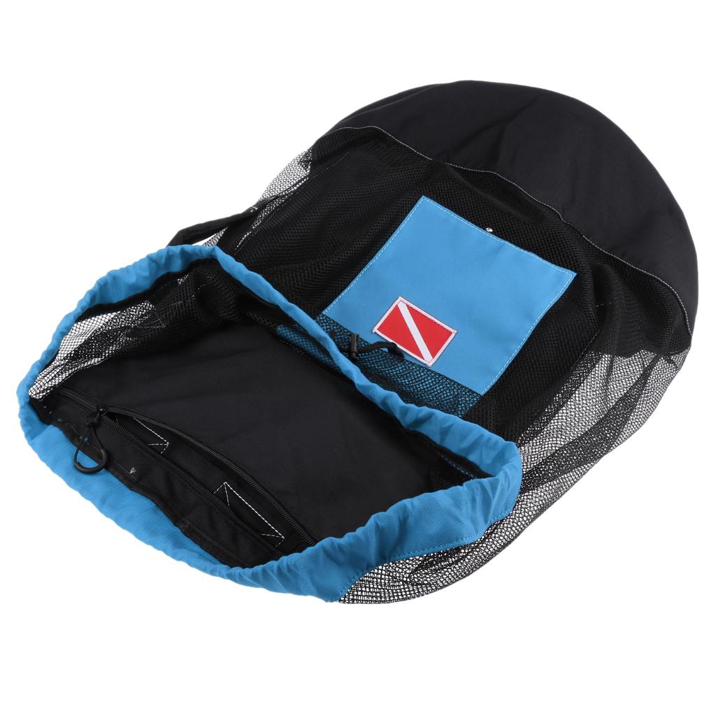 Scuba Diving Mesh Backpack 80L - Snorkel Dry Top บทวิจารณ์และราคา