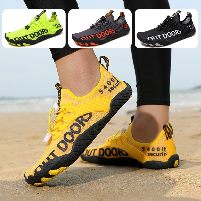 Men Water Shoes Beach Barefoot - Snorkel Dry Top บทวิจารณ์และราคา