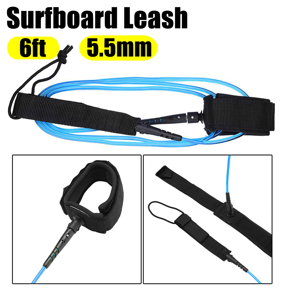 6ft 5.5MM TPU Surfboard Ankle  - Surfboard Leash Ankle บทวิจารณ์และราคา