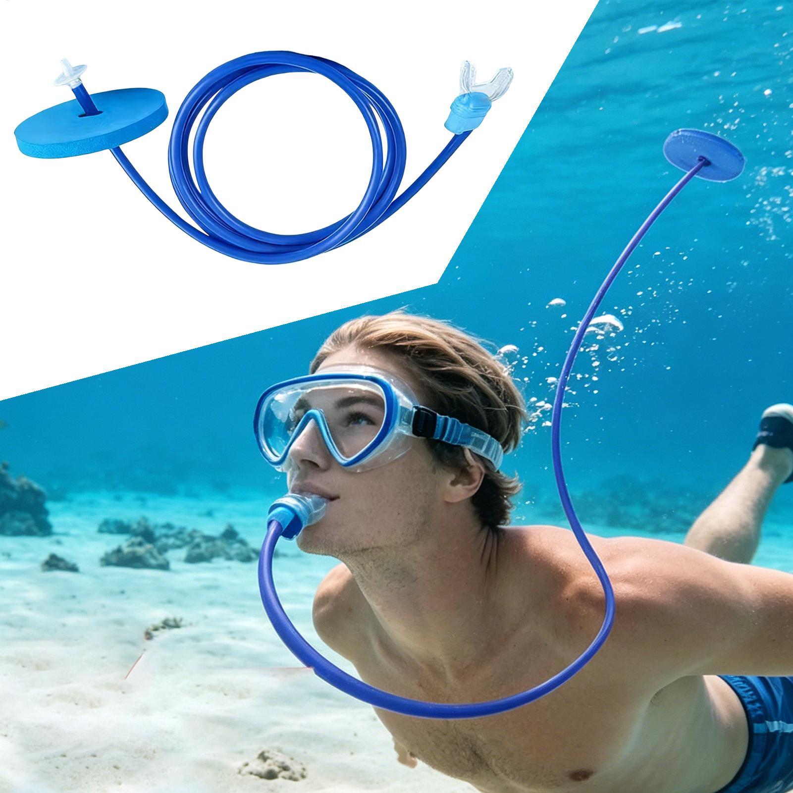 Diving Breathing Tube Silicone - Snorkel Dry Top บทวิจารณ์และราคา